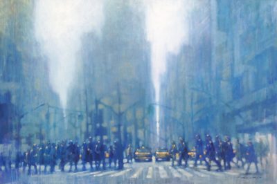 The Crossing, Times Square, Winter