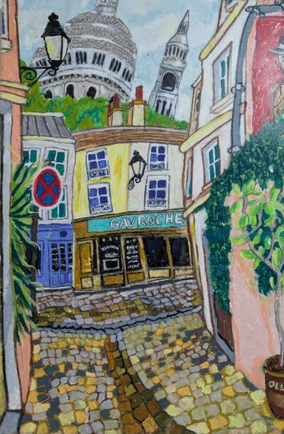Glimpse of Sacre Coeur